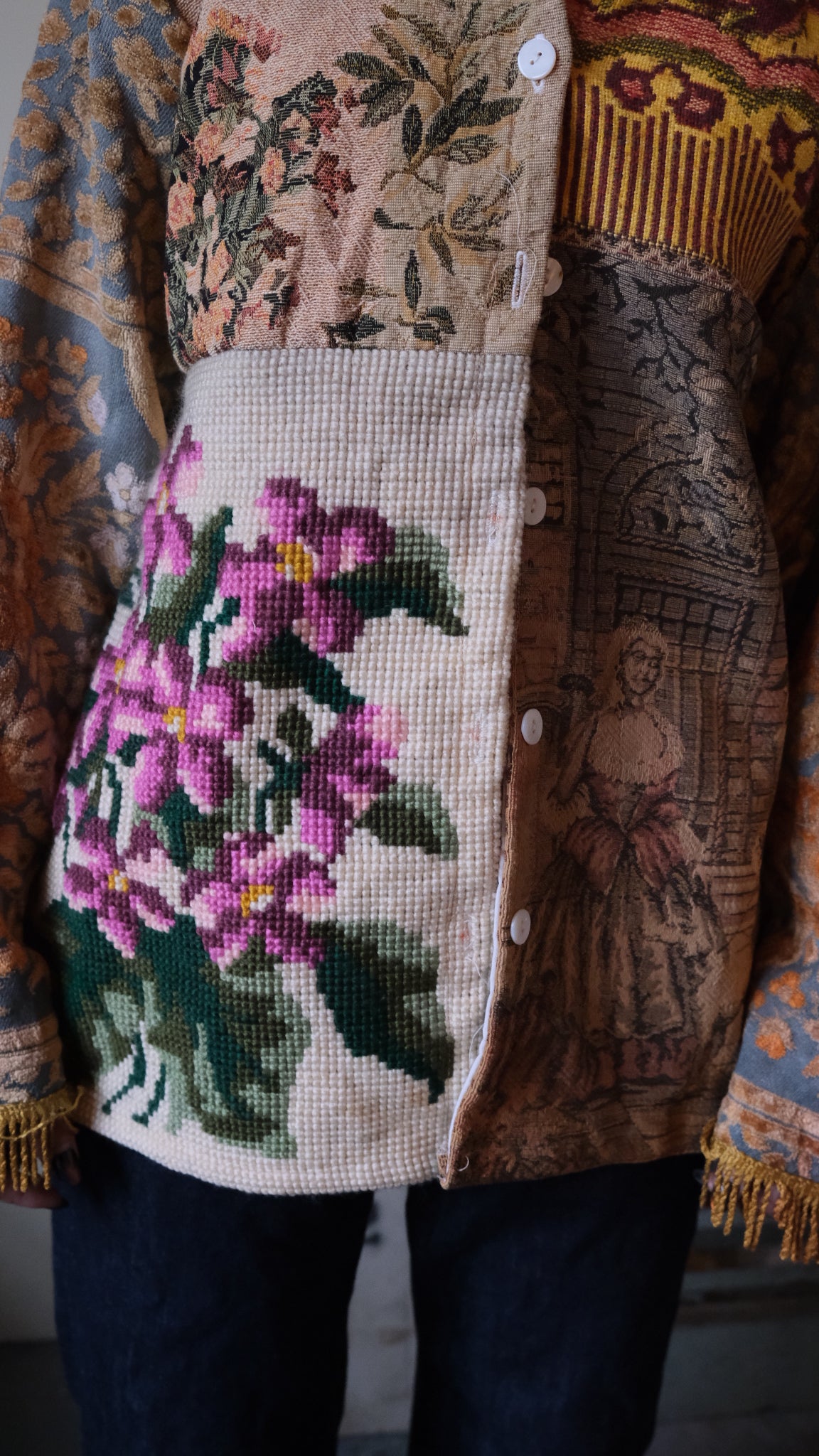 Souvenir voyage vintage jacket Lf-J021