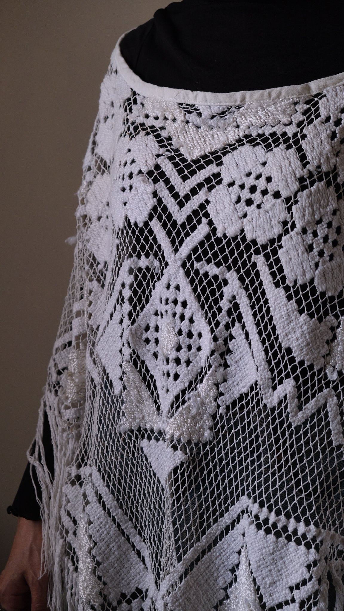 Souvenir lace vintage tops Lf-T006 ポンチョ
