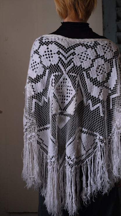Souvenir lace vintage tops Lf-T006 ポンチョ