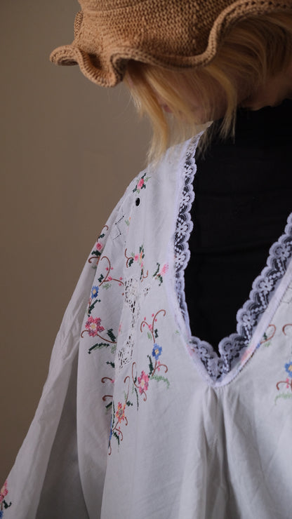 Souvenir lace vintage tops Lf-T007