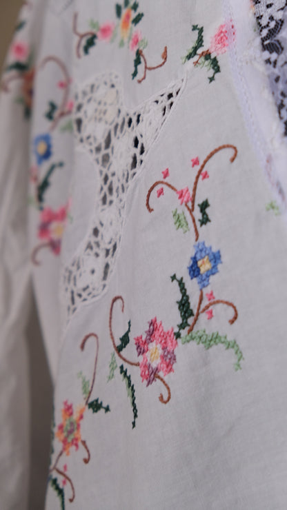 Souvenir lace vintage tops Lf-T007