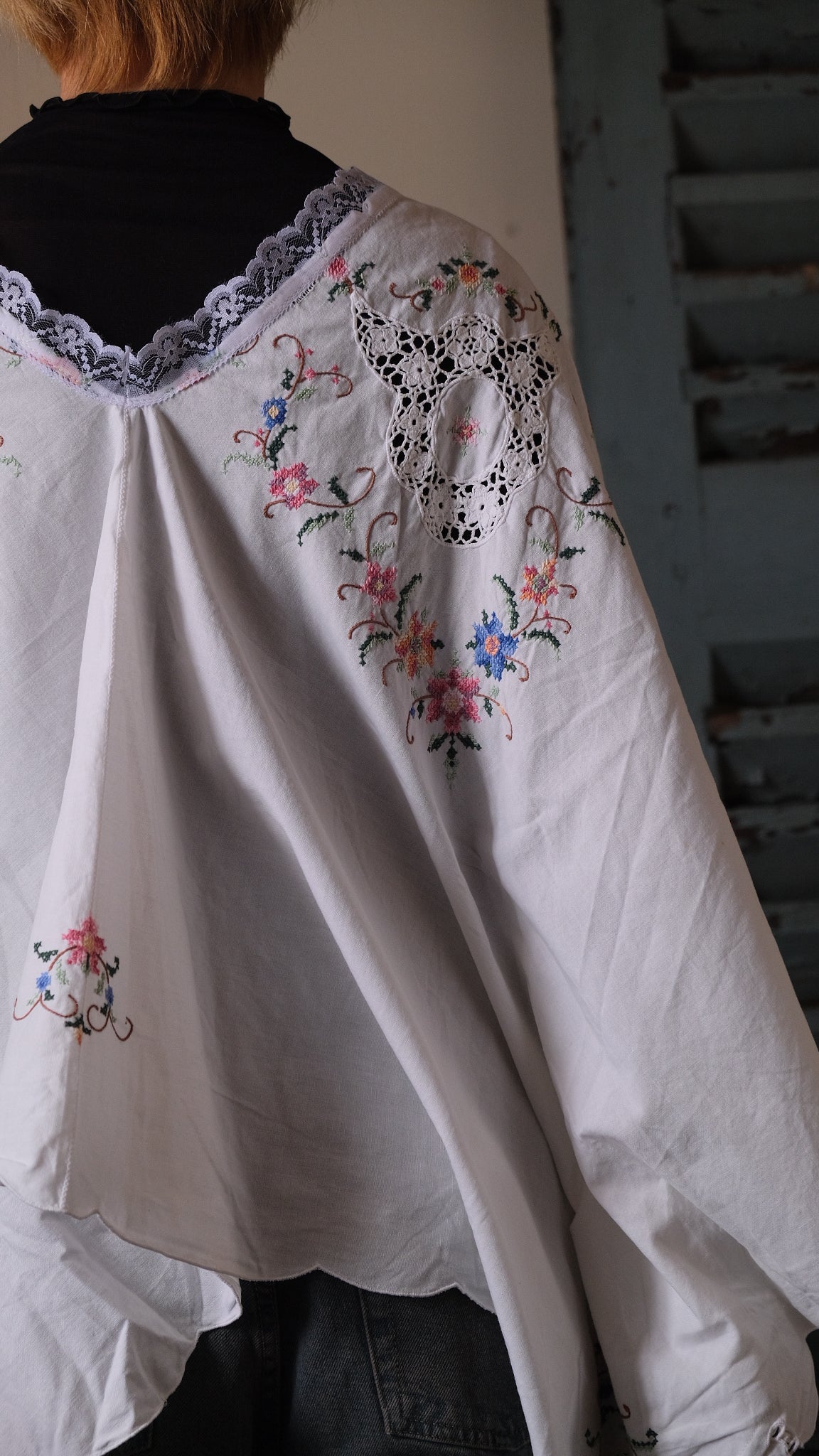 Souvenir lace vintage tops Lf-T007