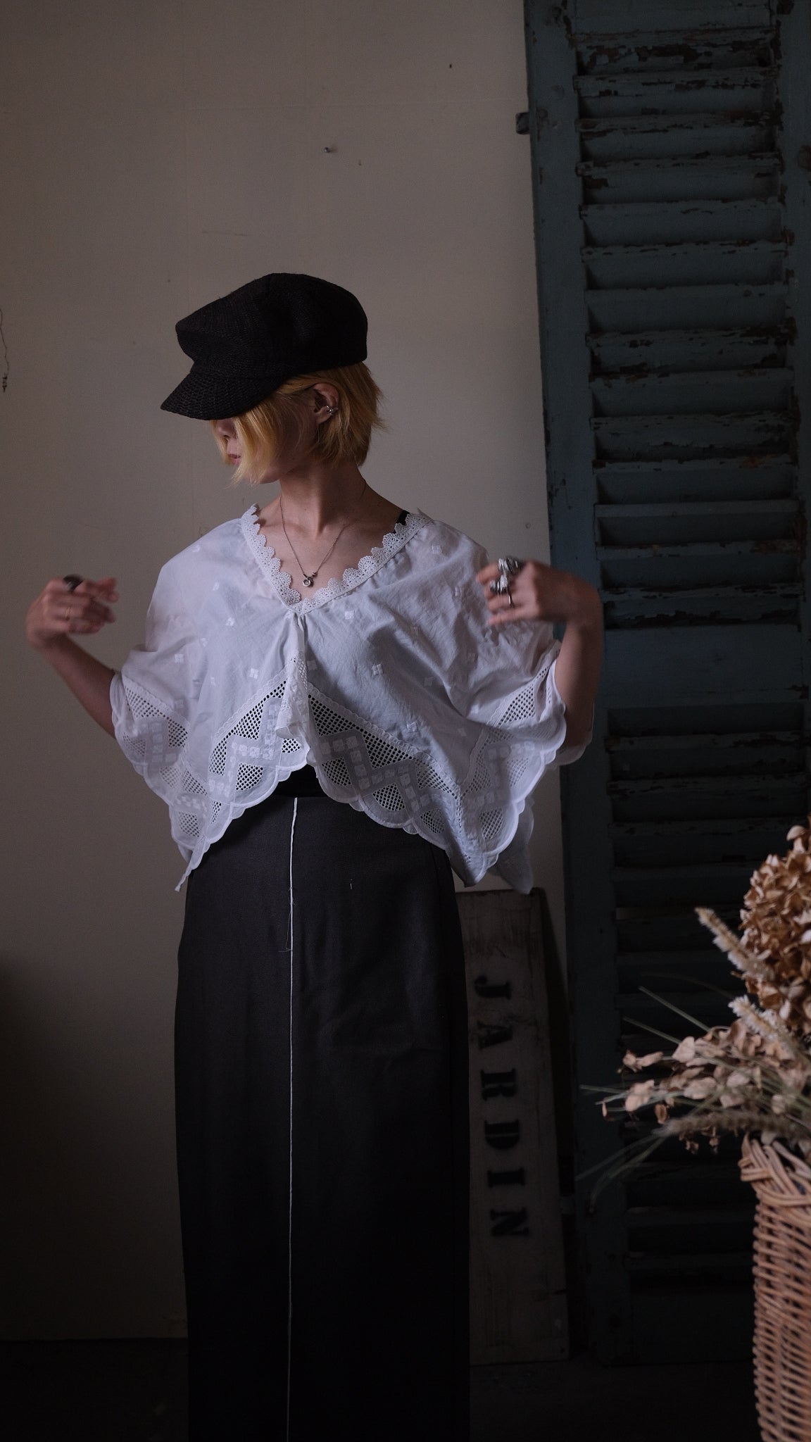 Souvenir lace vintage tops Lf-T009