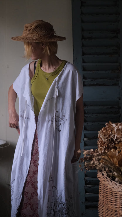 Souvenir lace vintage Gilet  Lf-J035