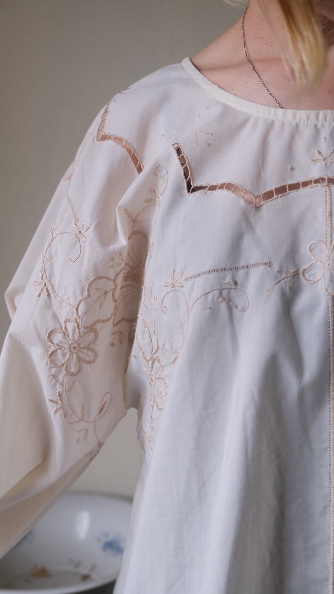 Souvenir lace vintage tops Lf-T010