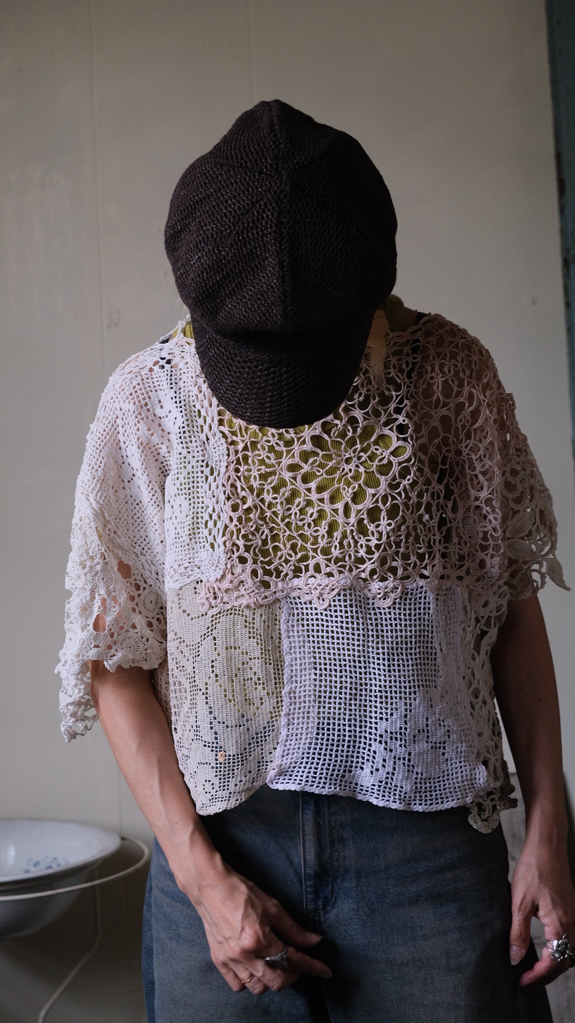 Souvenir lace vintage tops Lf-T012
