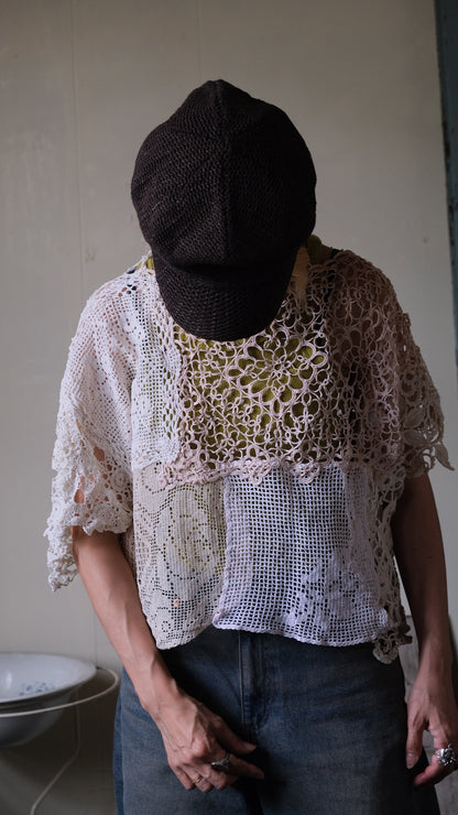 Souvenir lace vintage tops Lf-T012