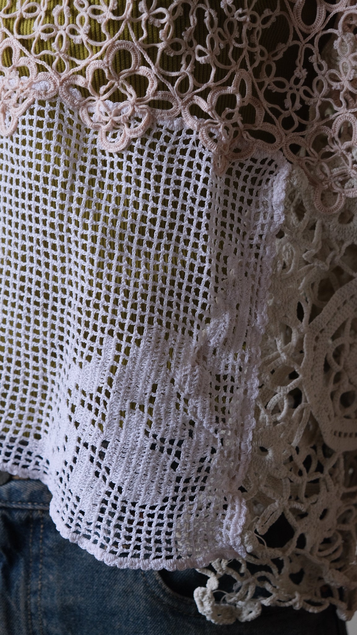 Souvenir lace vintage tops Lf-T012