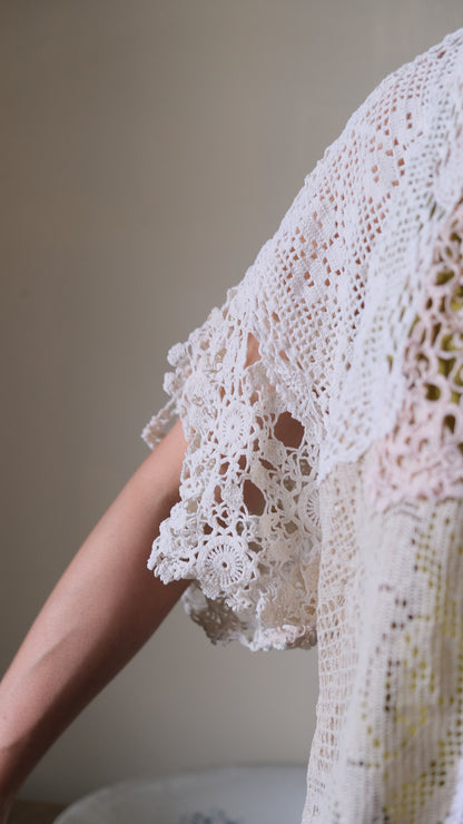 Souvenir lace vintage tops Lf-T012