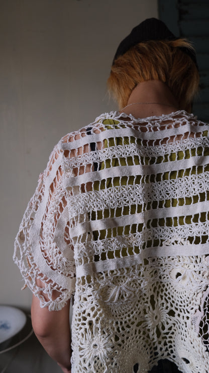 Souvenir lace vintage tops Lf-T012