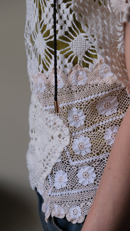 Souvenir lace vintage tops Lf-T015