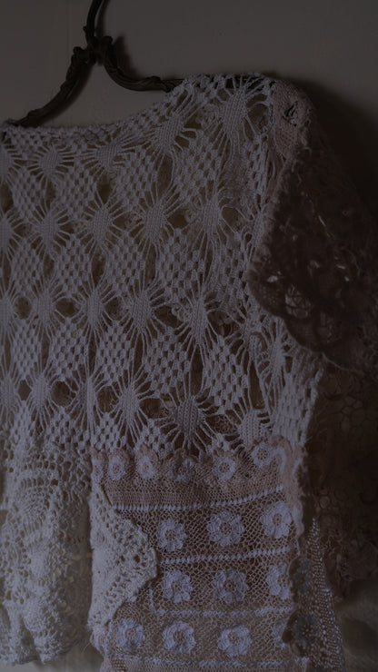 Souvenir lace vintage tops Lf-T015