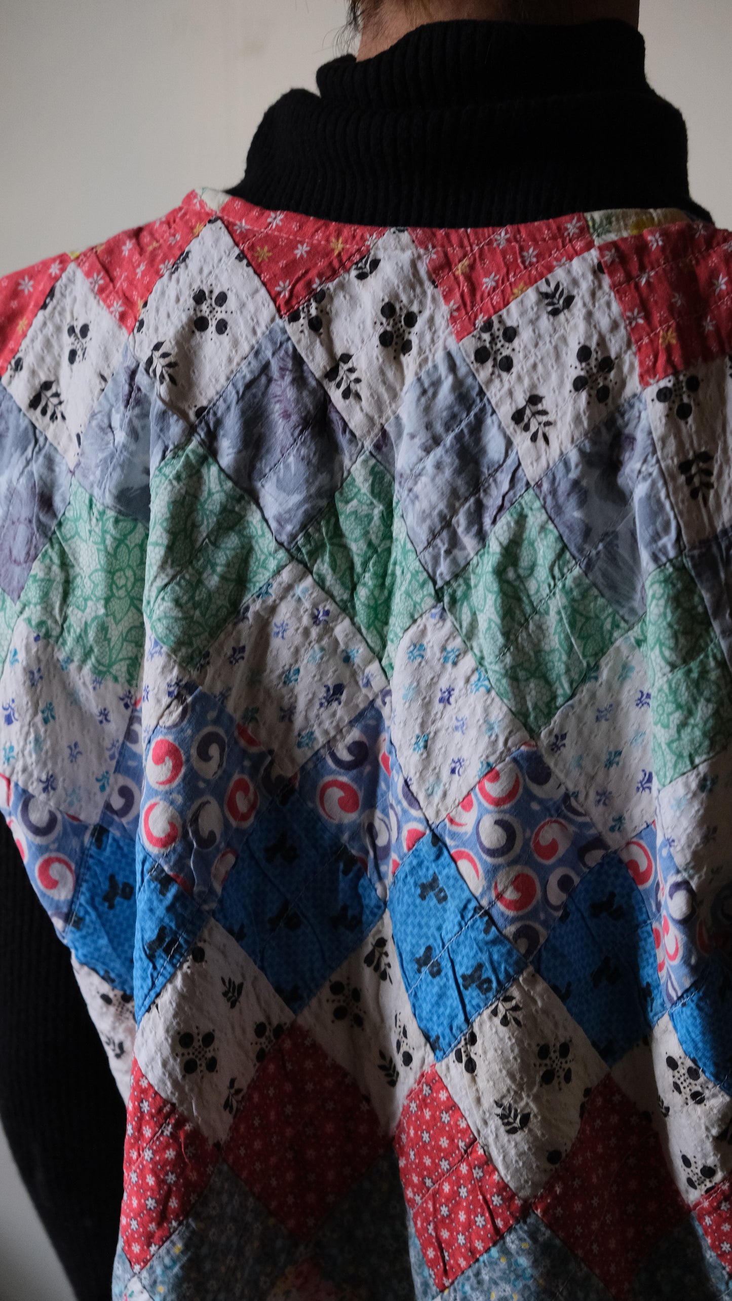 vintage quilt remake Vest 2