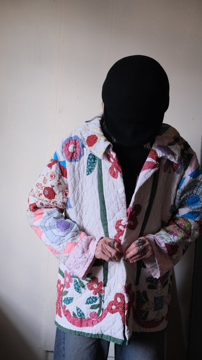 Souvenir vintage quilt jacket No.1