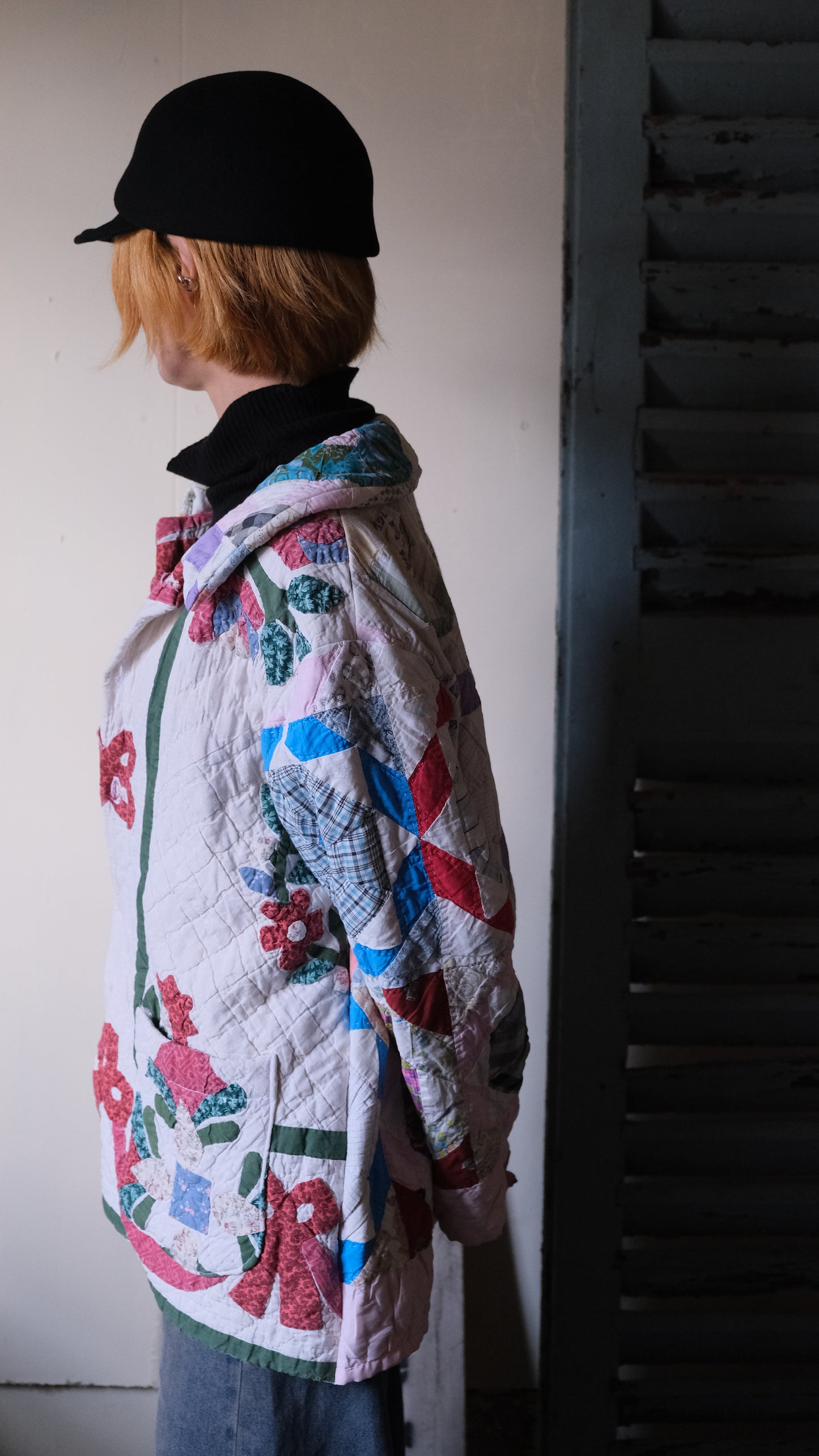 Souvenir vintage quilt jacket No.1
