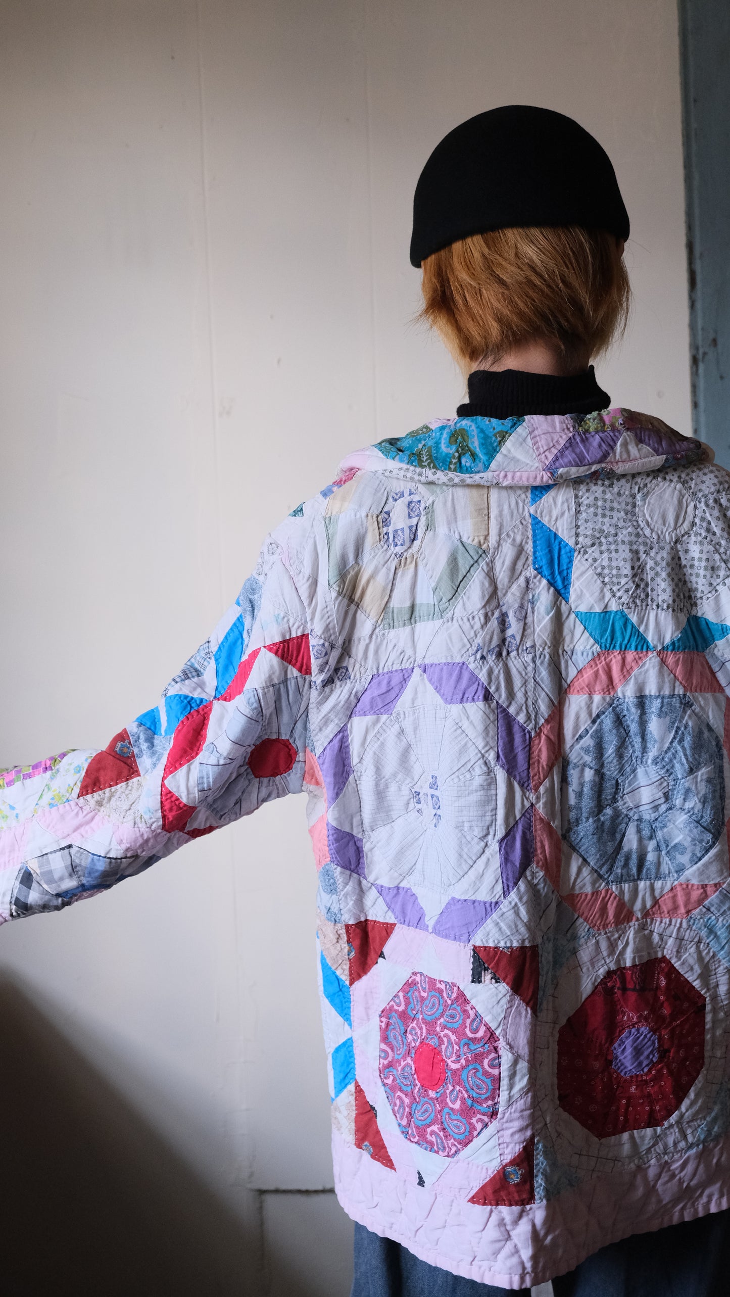 Souvenir vintage quilt jacket No.1