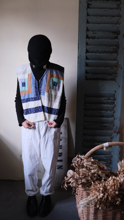 vintage quilt remake Vest