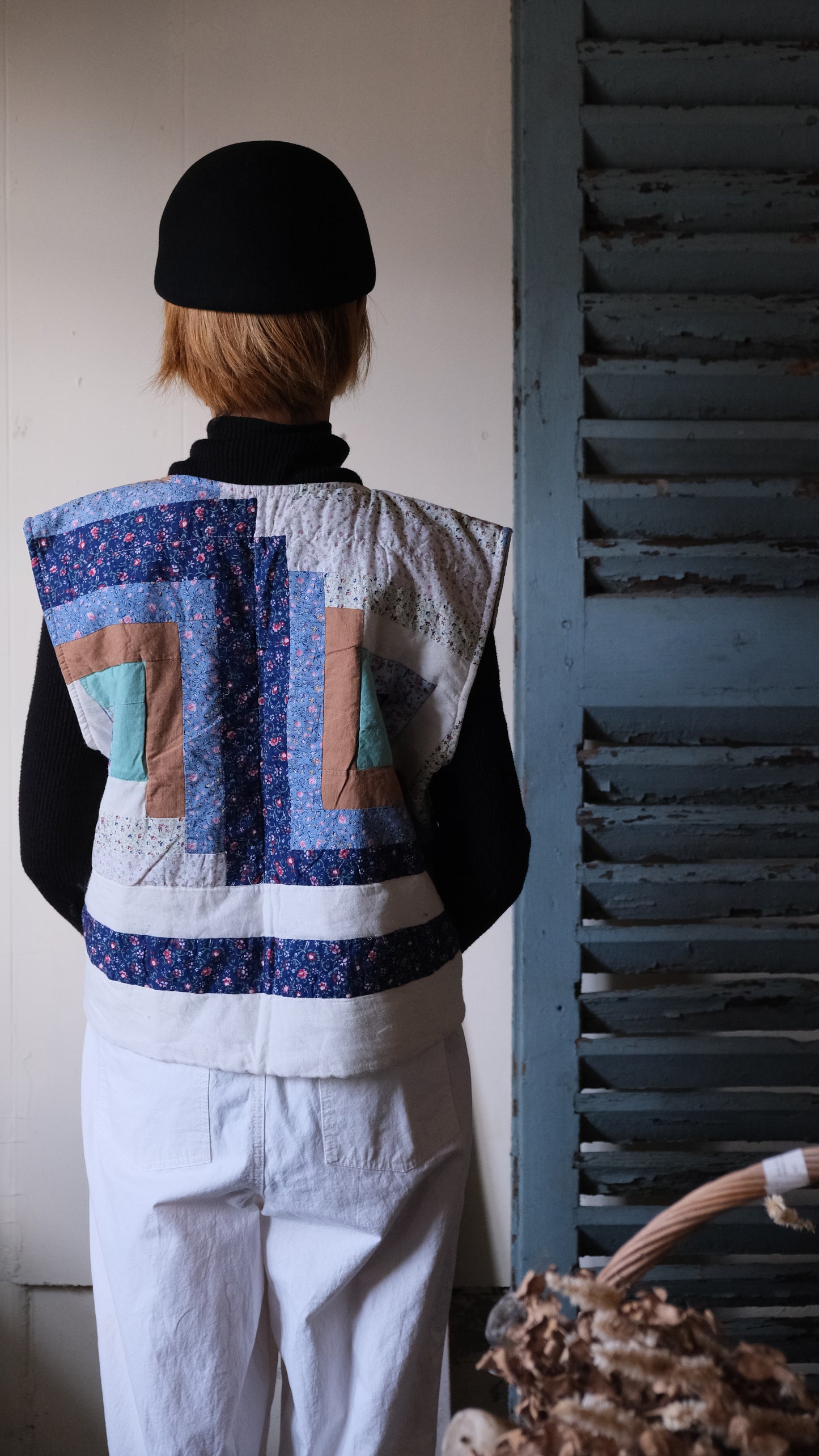 vintage quilt remake Vest