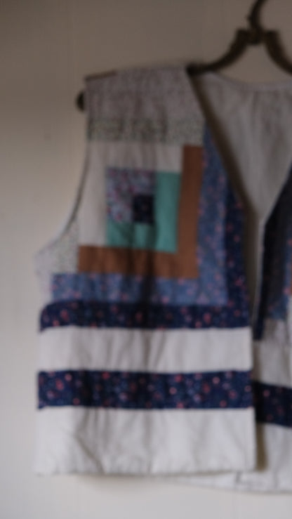 vintage quilt remake Vest