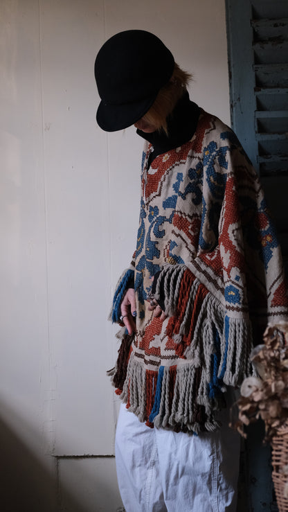 vintahe remake poncho