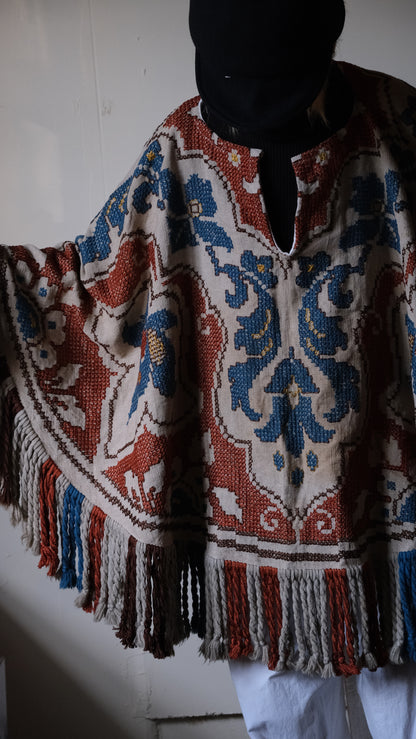 vintahe remake poncho