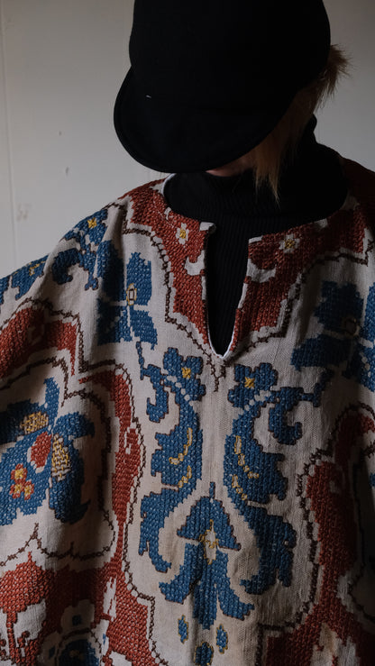 vintahe remake poncho