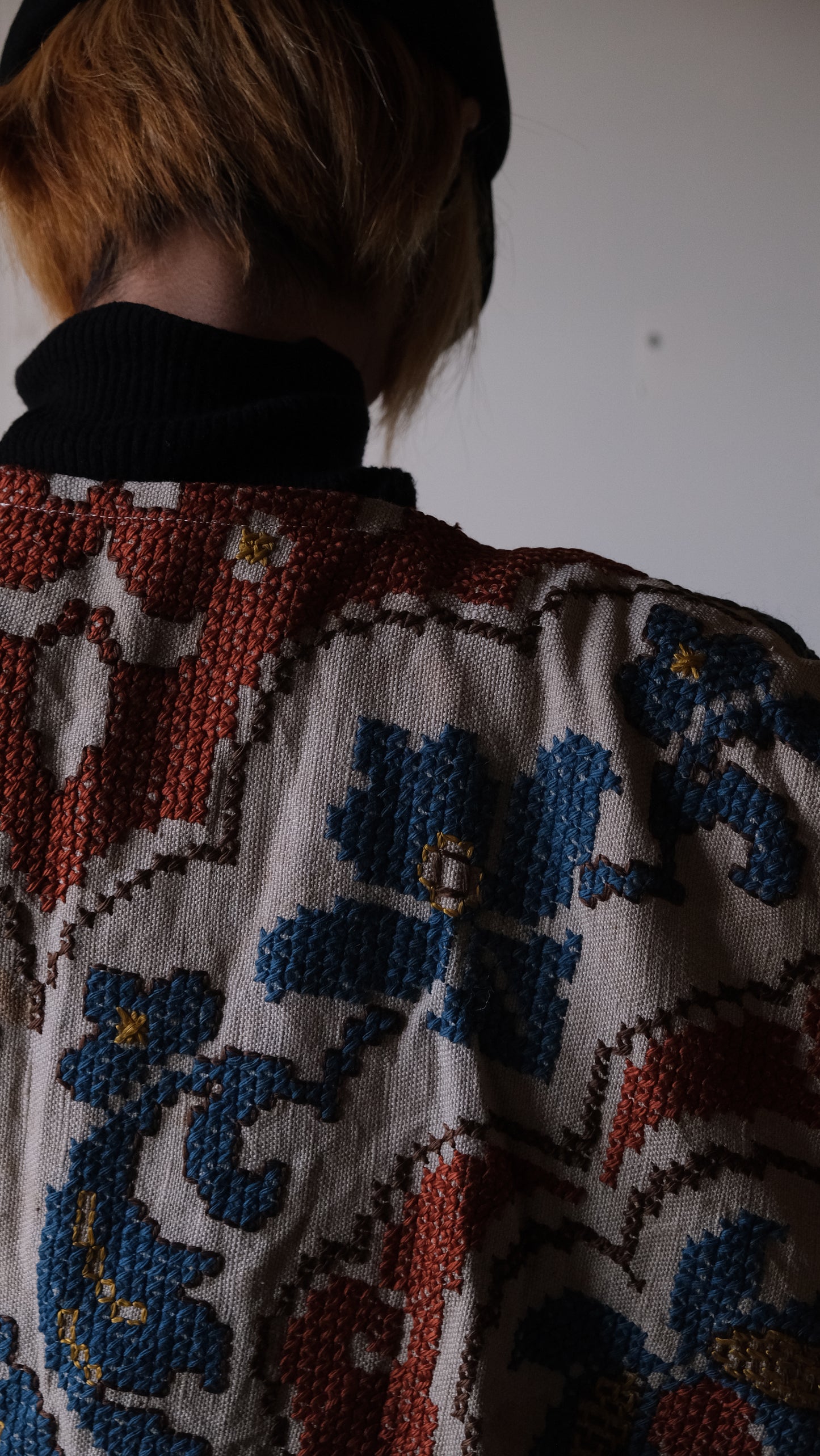 vintahe remake poncho