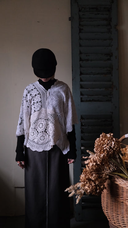 Souvenir lace vintage ponchos Lf-b006