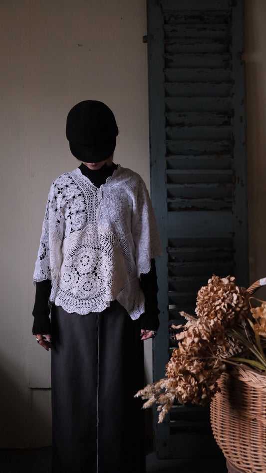 Souvenir lace vintage ponchos Lf-b006
