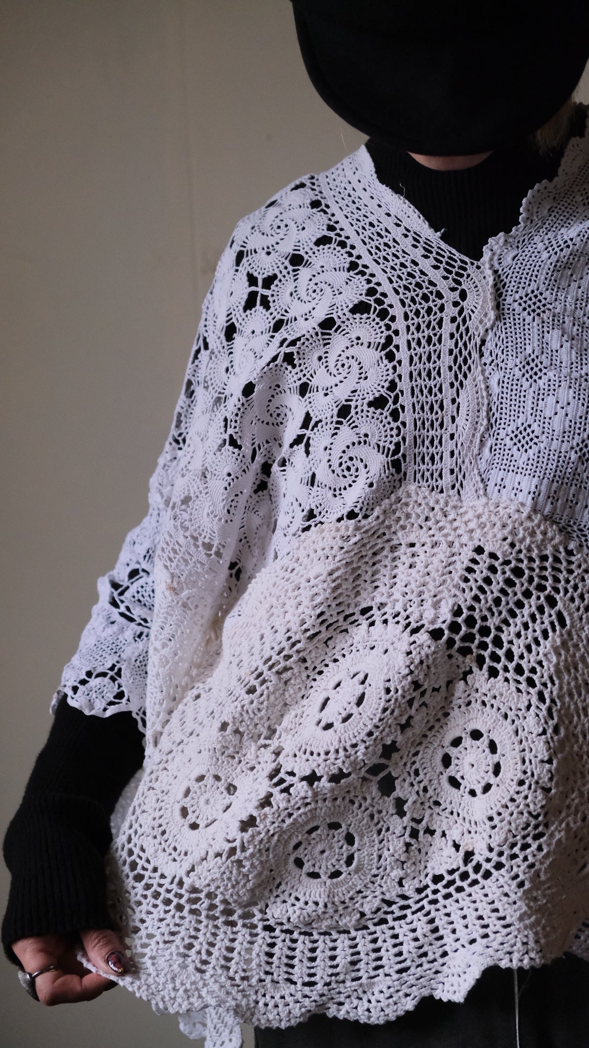 Souvenir lace vintage ponchos Lf-b006