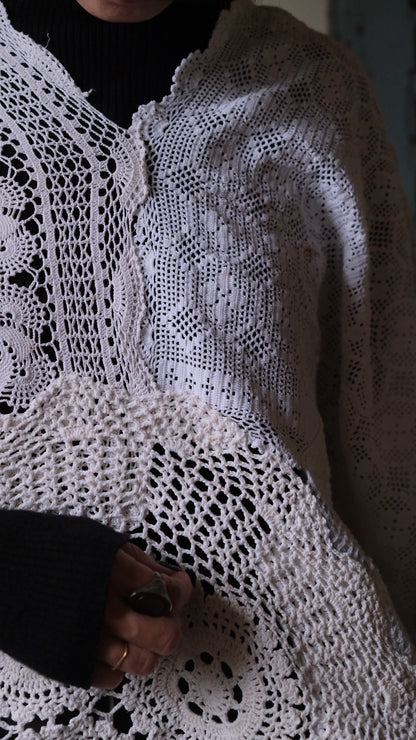 Souvenir lace vintage ponchos Lf-b006