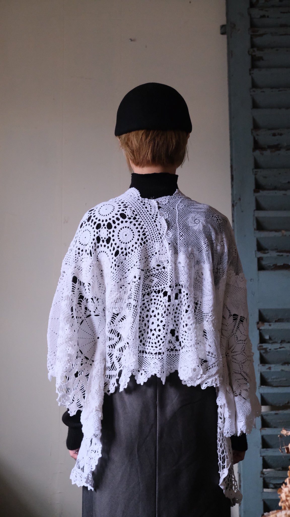 Souvenir lace vintage ponchos Lf-b007