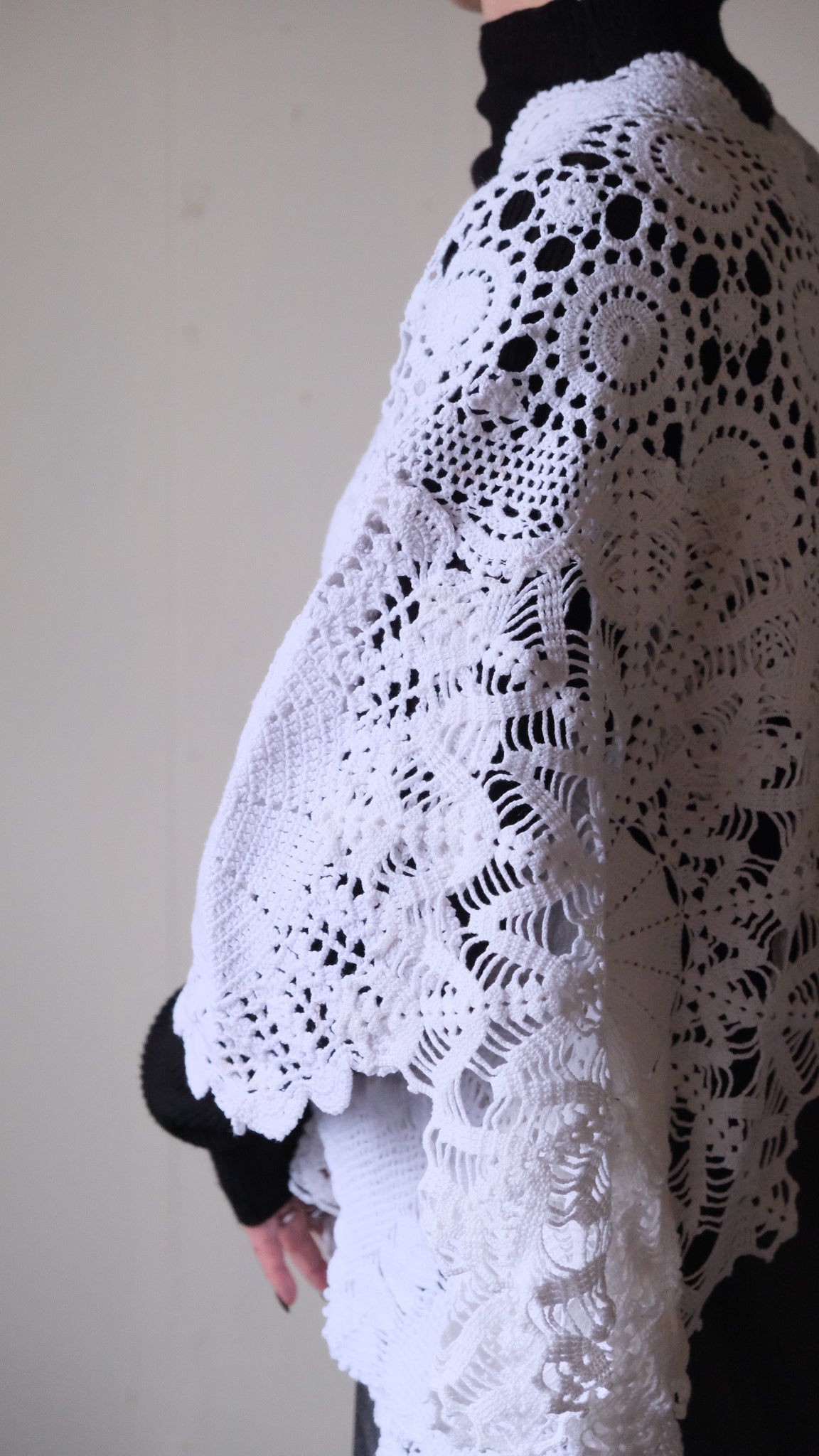 Souvenir lace vintage ponchos Lf-b007