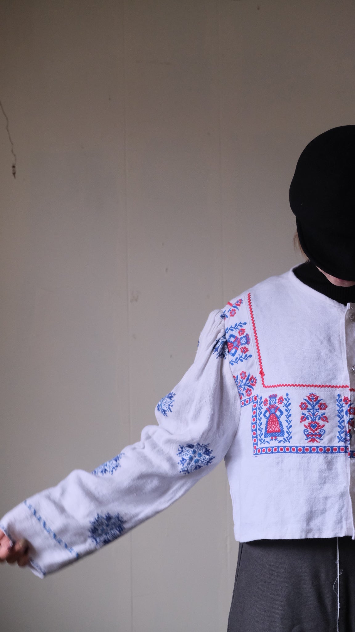 Souvenir lace vintage jacket Lf-j010