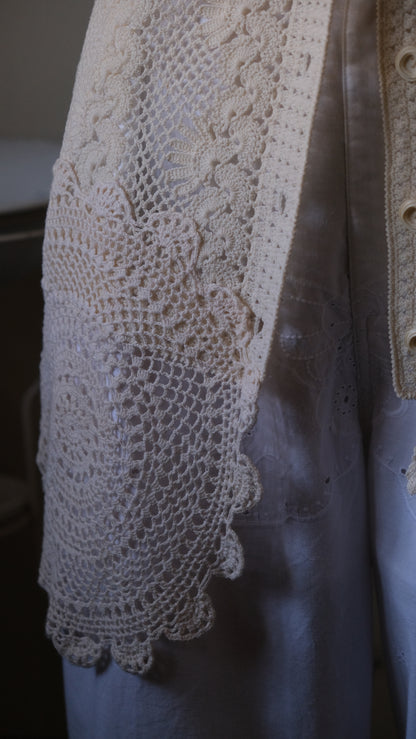 Souvenir lace vintage Vest Lf-b010