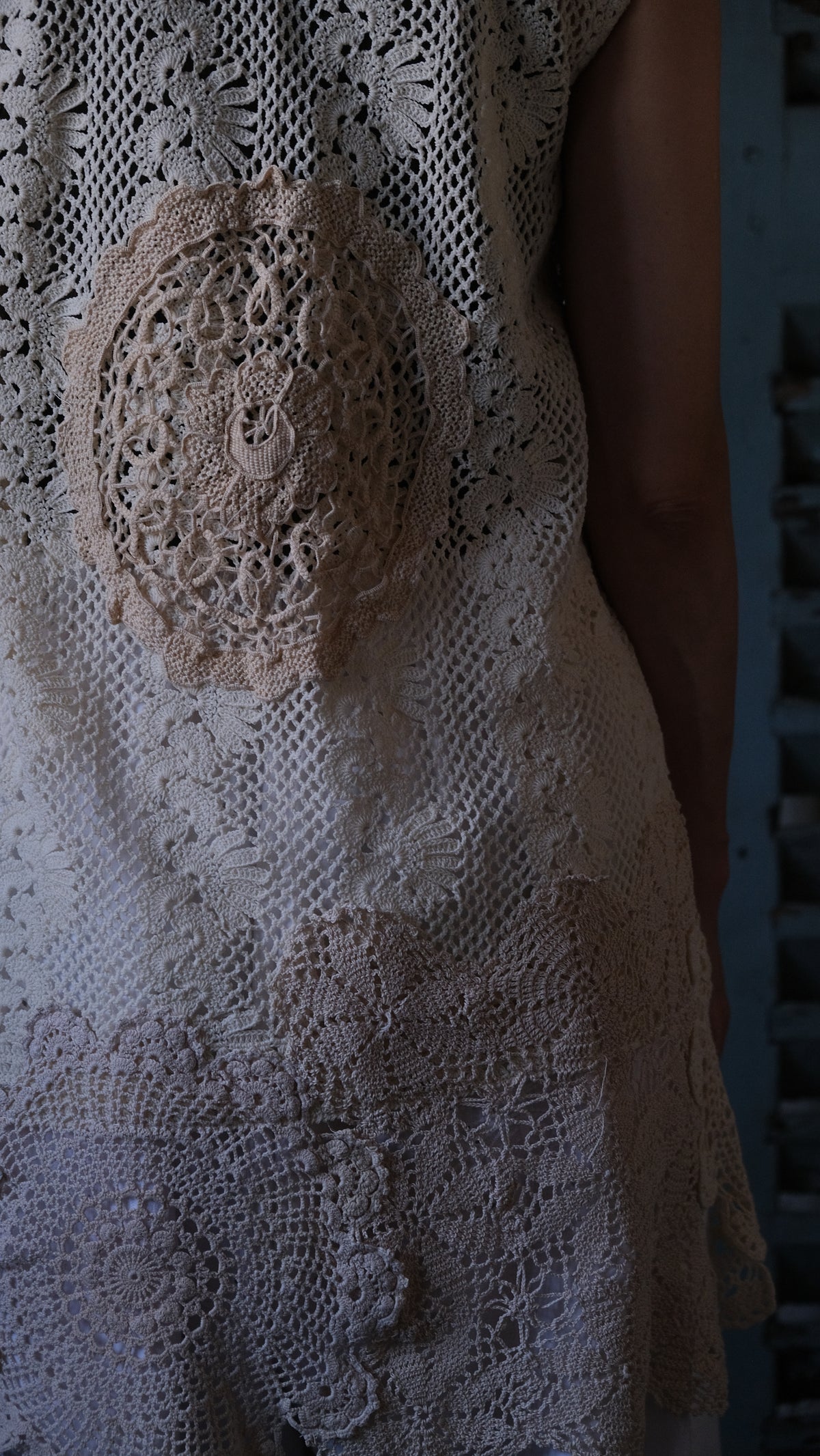 Souvenir lace vintage Vest Lf-b010