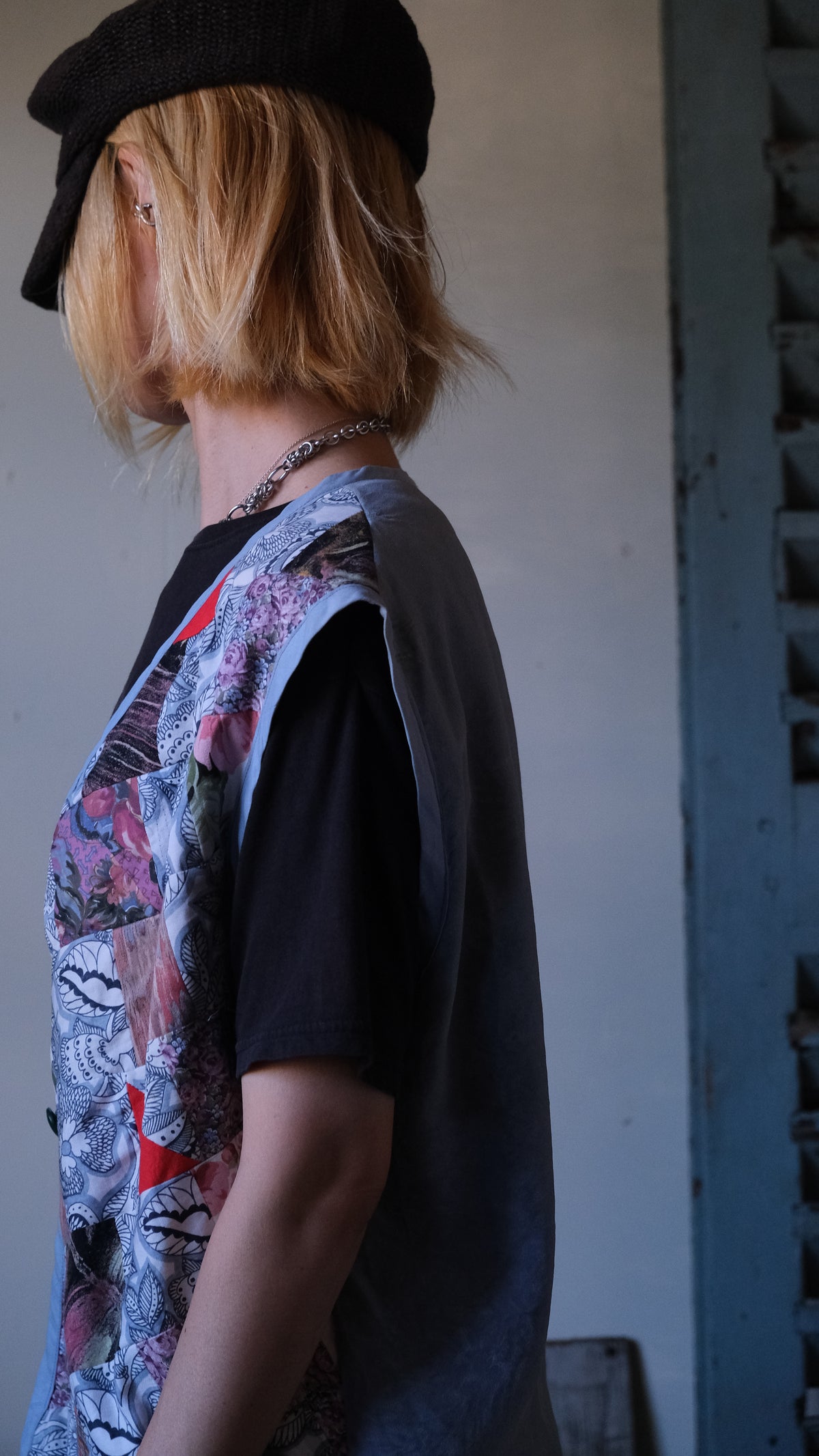 vintage quilt remake Vest Lf-b011