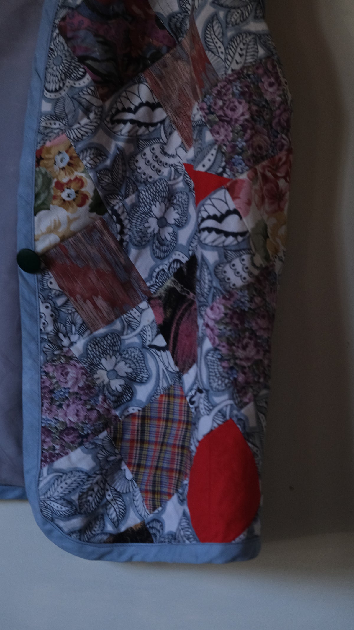 vintage quilt remake Vest Lf-b011