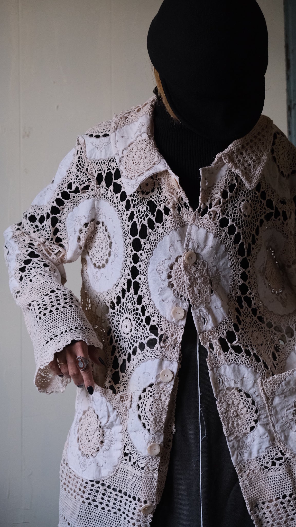 Souvenir lace vintage jacket Lf-J012