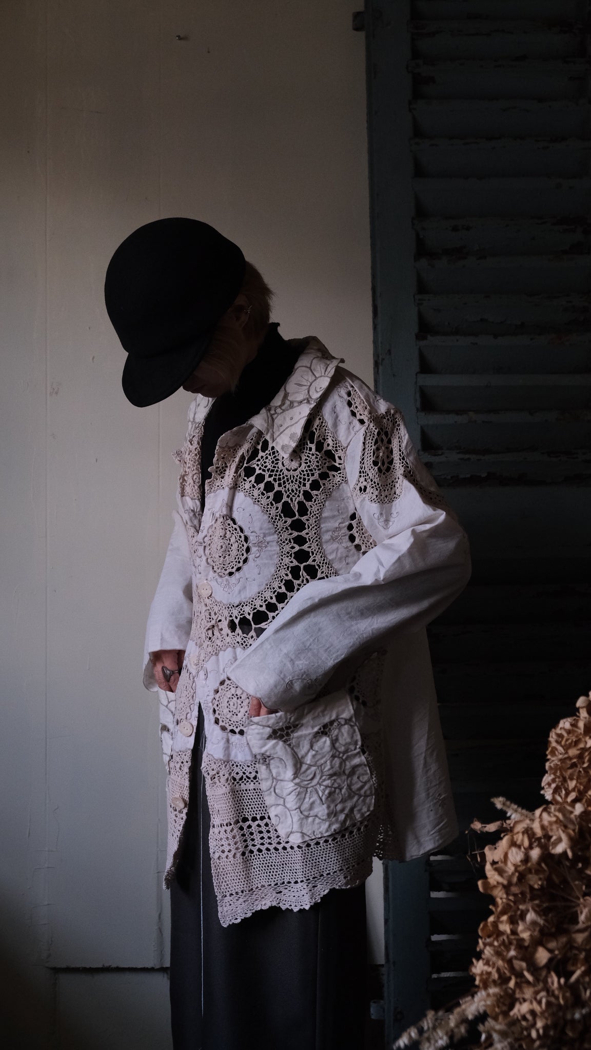 Souvenir lace vintage jacket Lf-J013