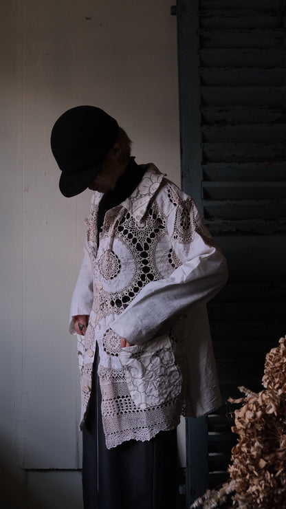 Souvenir lace vintage jacket Lf-J013