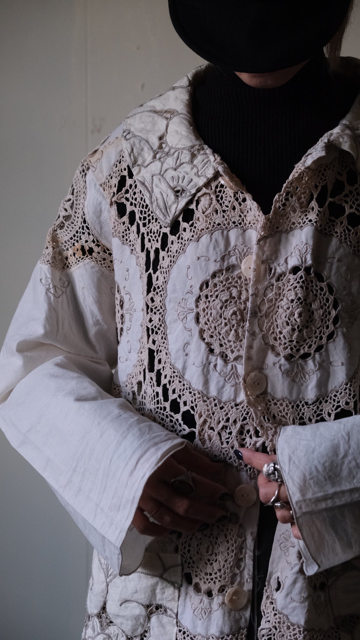 Souvenir lace vintage jacket Lf-J013