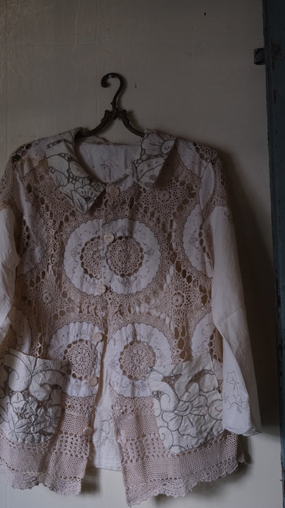 Souvenir lace vintage jacket Lf-J013