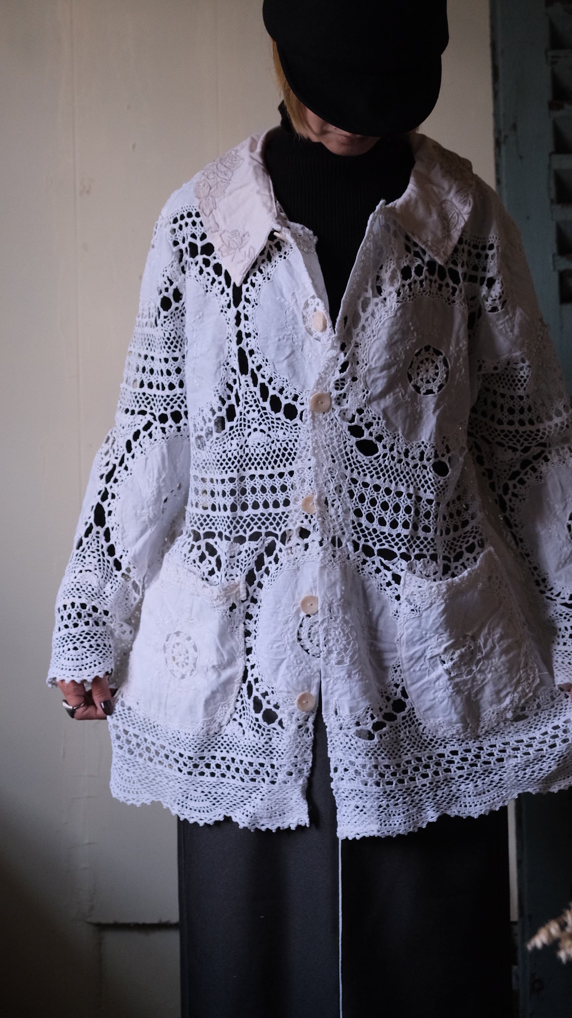 Souvenir lace vintage jacket Lf-J014