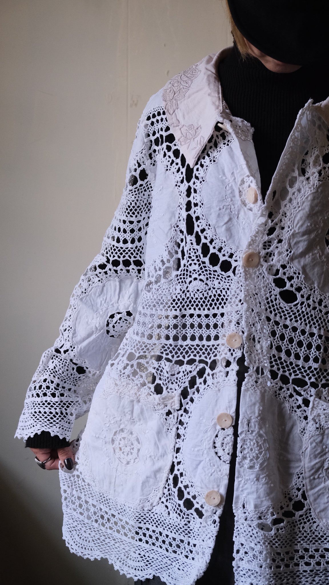 Souvenir lace vintage jacket Lf-J014