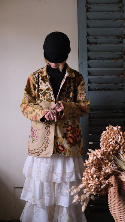Souvenir voyage  vintage jacket Lf-J015