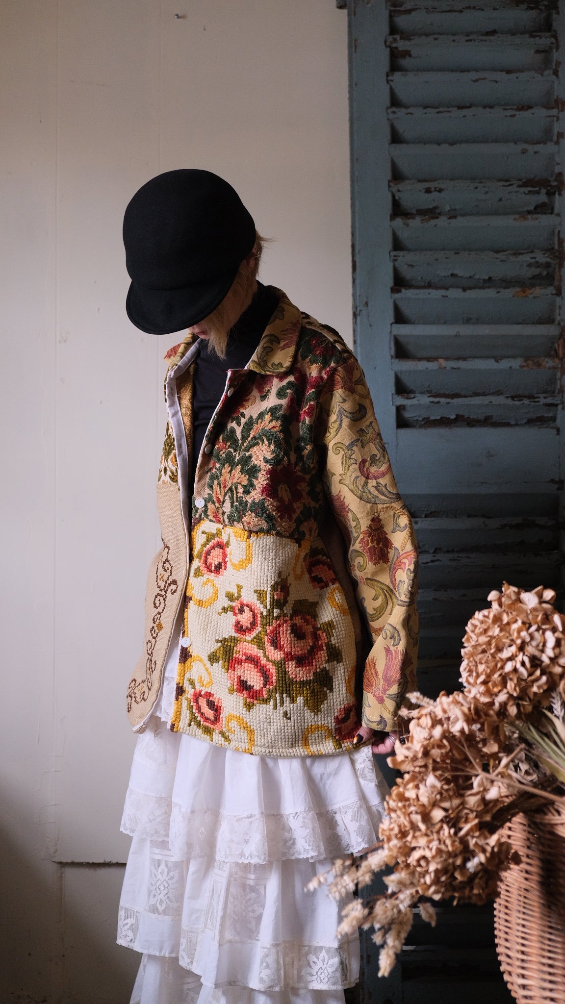 Souvenir voyage  vintage jacket Lf-J015
