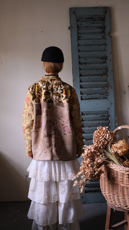 Souvenir voyage  vintage jacket Lf-J015