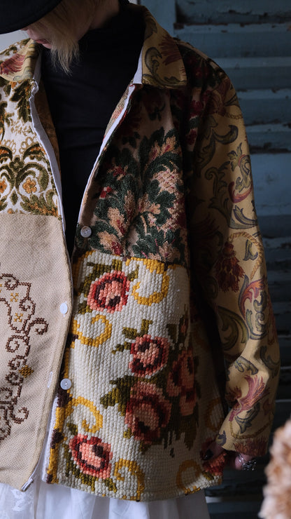 Souvenir voyage  vintage jacket Lf-J015