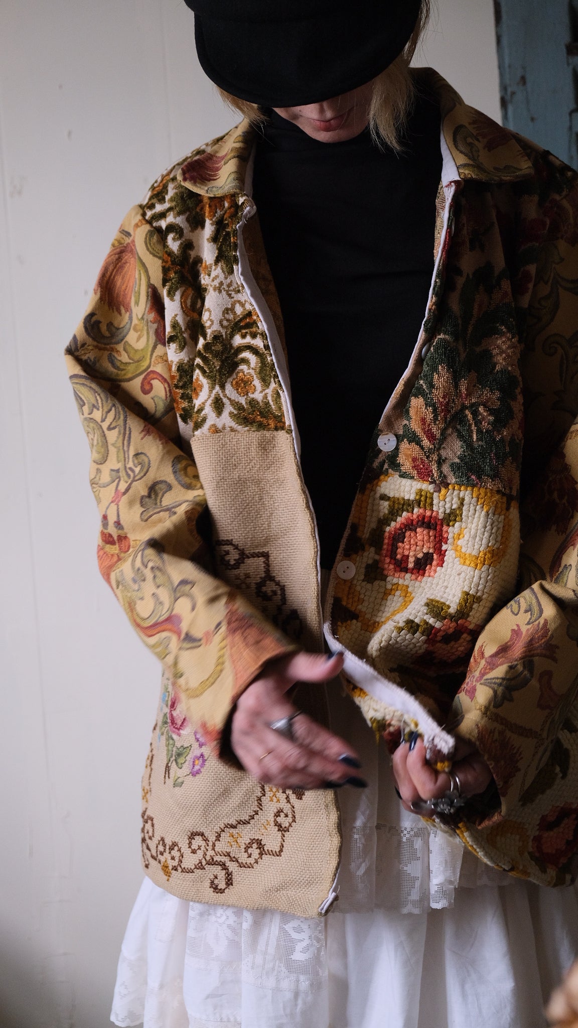 Souvenir voyage  vintage jacket Lf-J015
